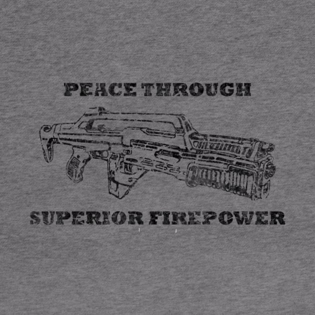 Peace through Superior Firepower Aliens by issaeleanor